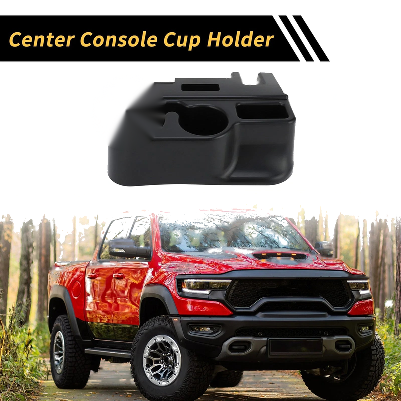 Dodge Ram 1500 2500 3500 Coin Holder Black Center Console Cup Holder