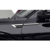Car Stainless Steel Front Door Side Fender Emblem Dagger Cover Trim