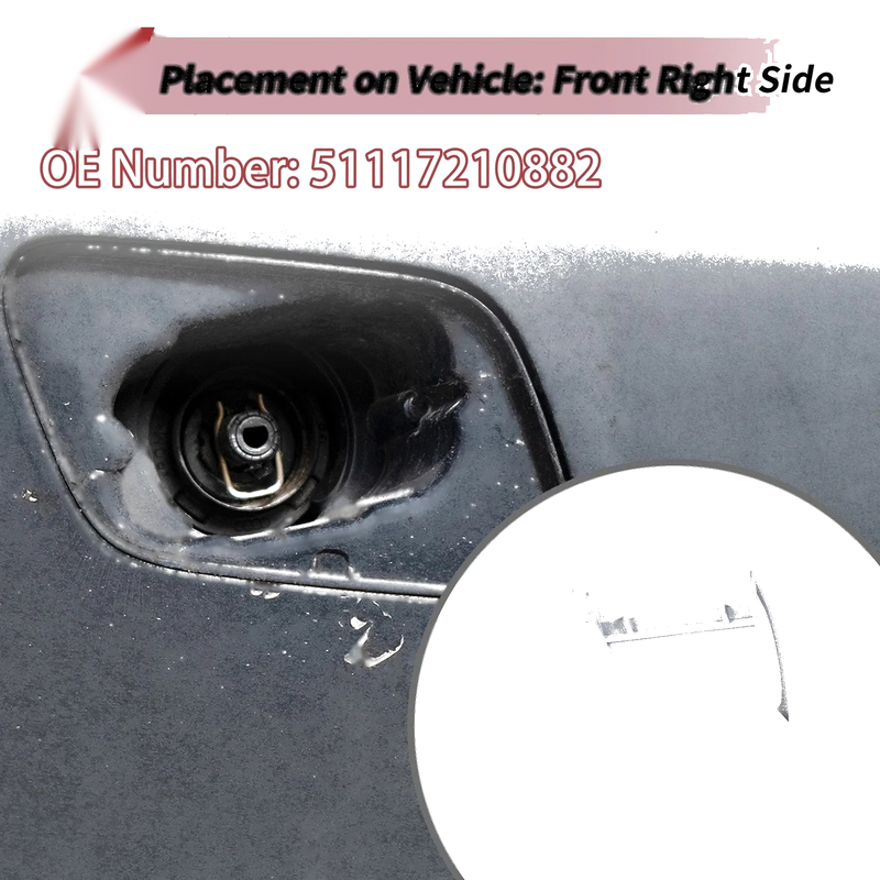BMW 740i (2011-2015) - White Washer Nozzle Cover Cap