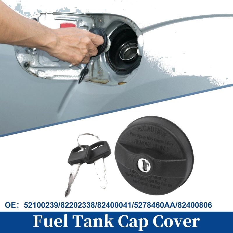 Toyota Camry Locking Gas Cap Fuel Tank Cap Cover with Keys (1983–2023)