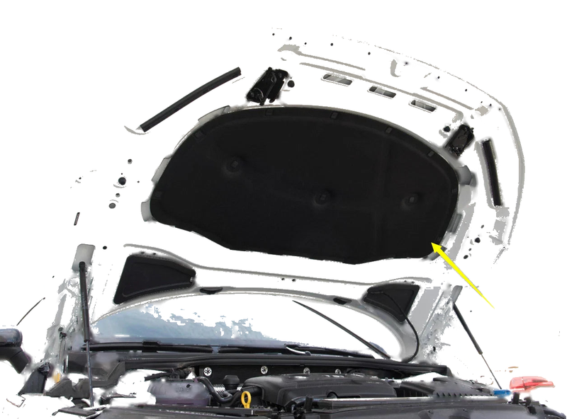 VW Arteon Front Engine Cover Insulation Pad Heat Shield Guard (2019–2024)