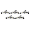 Car Truck Trailer 12V 5 x LED White Side Clearance Marker Lights