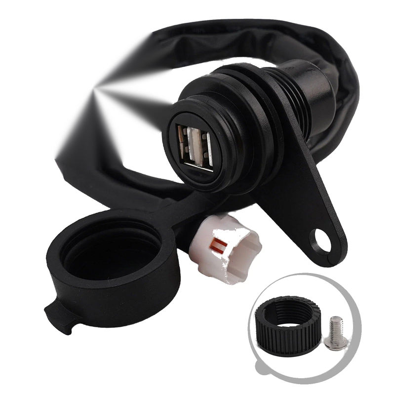 Motorcycles Charger Adapter Double USB Port Phone Charger