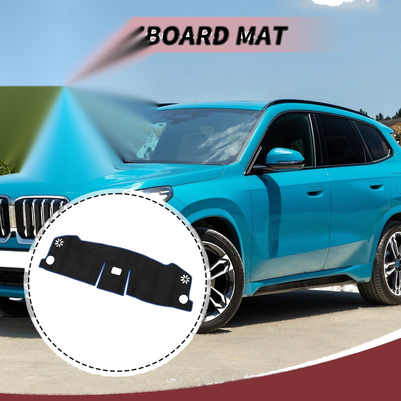Honda VEZEL RV Series 2021-2024 Protector Black Blue Dashboard Cover Mat