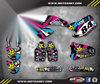 Honda CR 125 Full Custom Graphic Kit RUSH STYLE Decals (2000-2001)