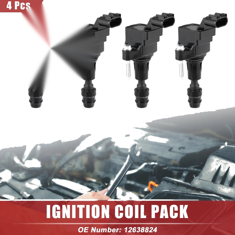 Buick LaCrosse 4 Pcs Automotive Engine Ignition Coils Pack Assembly