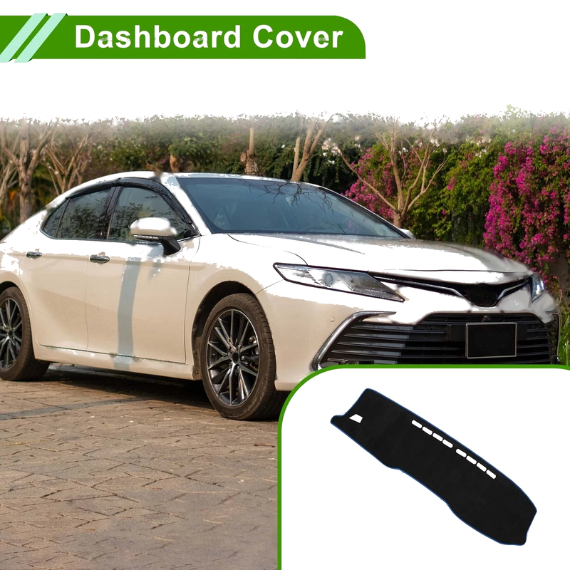 Toyota Hilux Gun125 Black Blue Dashboard Dash Cover Mat (2017-2020)