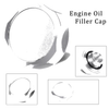 Nissan Motorsports Engine Oil Filler Cap & Fuel Tank Cover (2015-2023)