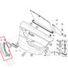 BMW E90 328i Beige Inner Door Handle Pull Trim & Cover Kit (2007-2013)