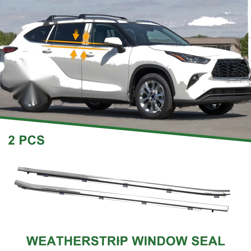 Toyota 2 x Weatherstrip Window Seal Front Left & Right