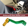 Kayo T2 Green Gold Tone Folding Motorcycle Gear Shifter Lever / 1 Pc