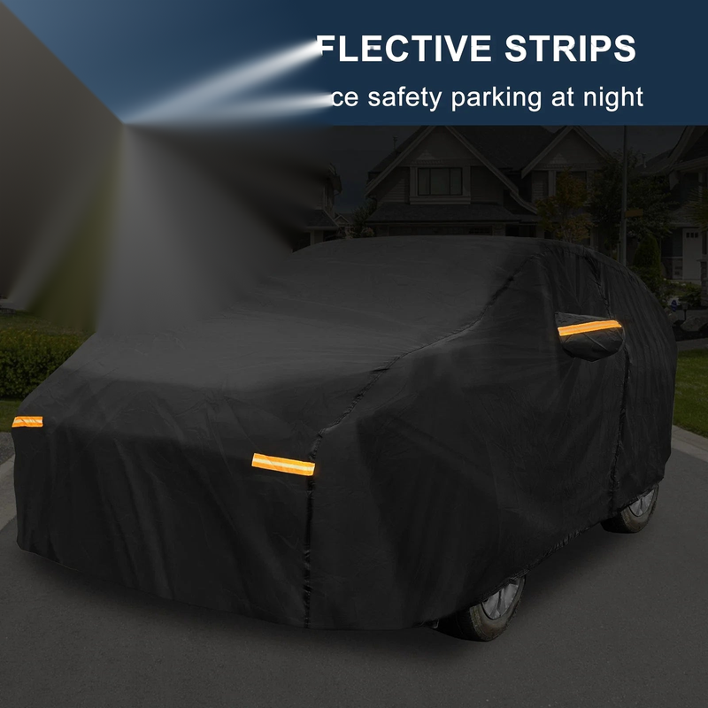 Toyota Sienna Waterproof Car Cover (210D-PU, Black)