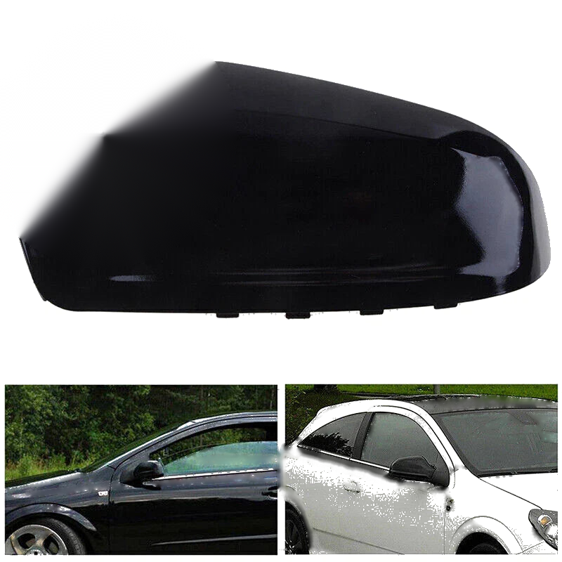 OPEL Astra Coupe, Saturn Astra Left Side Mirror Cover Glossy Black (2004-2010)