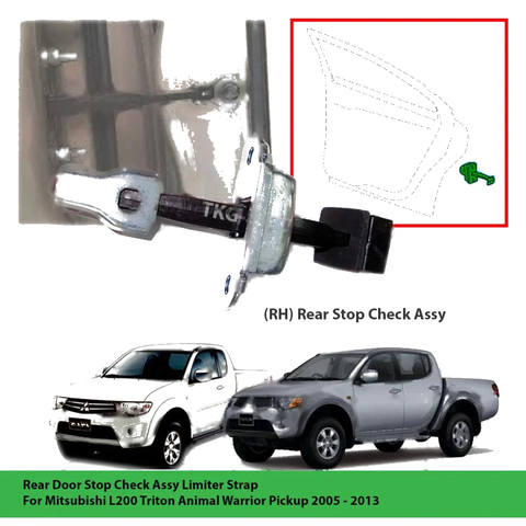 Mitsubishi Triton L200 Right Rear Door Stop Limiter Strap (2005-2013)