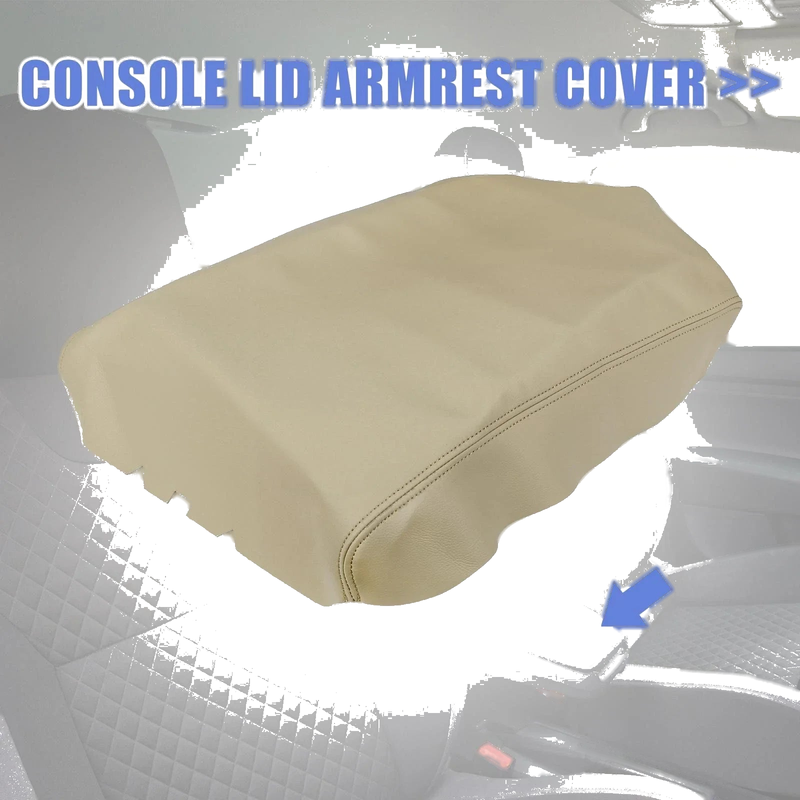 Nissan Titan (2004-2014) Beige Center Console Lid Armrest Cover
