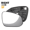 Toyota Tacoma Right Side Mirror Glass w/ Backing Plate Heated (1995–2024)