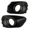 2011-2017 Jeep Compass Black Front Fog Light Bezel Cover (2011-2017)