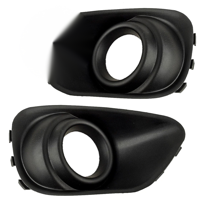 2011-2017 Jeep Compass Black Front Fog Light Bezel Cover (2011-2017)