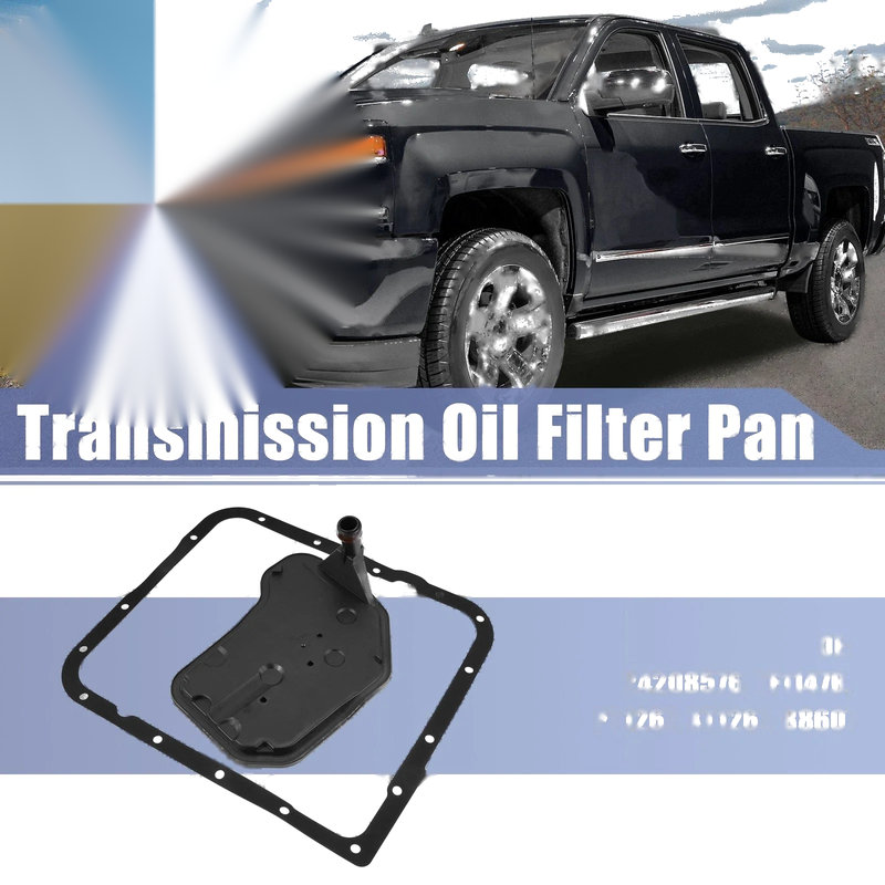 Chevrolet Silverado Set Transmission Filter Oil Pan Gasket Kit