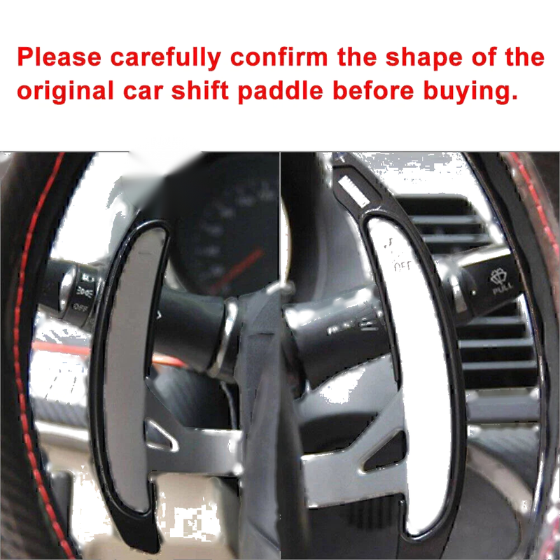 Mitsubishi Lancer Aluminum Steering Wheel Paddle Shifter Extensions
