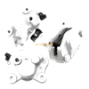 Arctic Cat ATV 250 300 375 400 454 500 Front & Rear Brake Calipers w/Pads