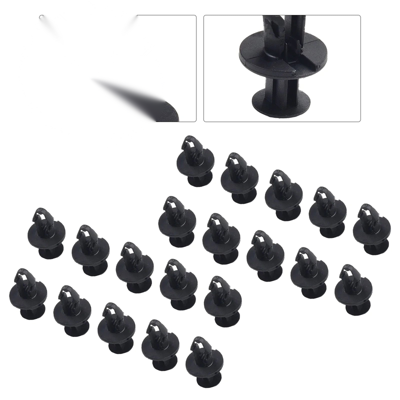 Tesla Model 3 Undertray Rivets / Black ABS (2017–2026)