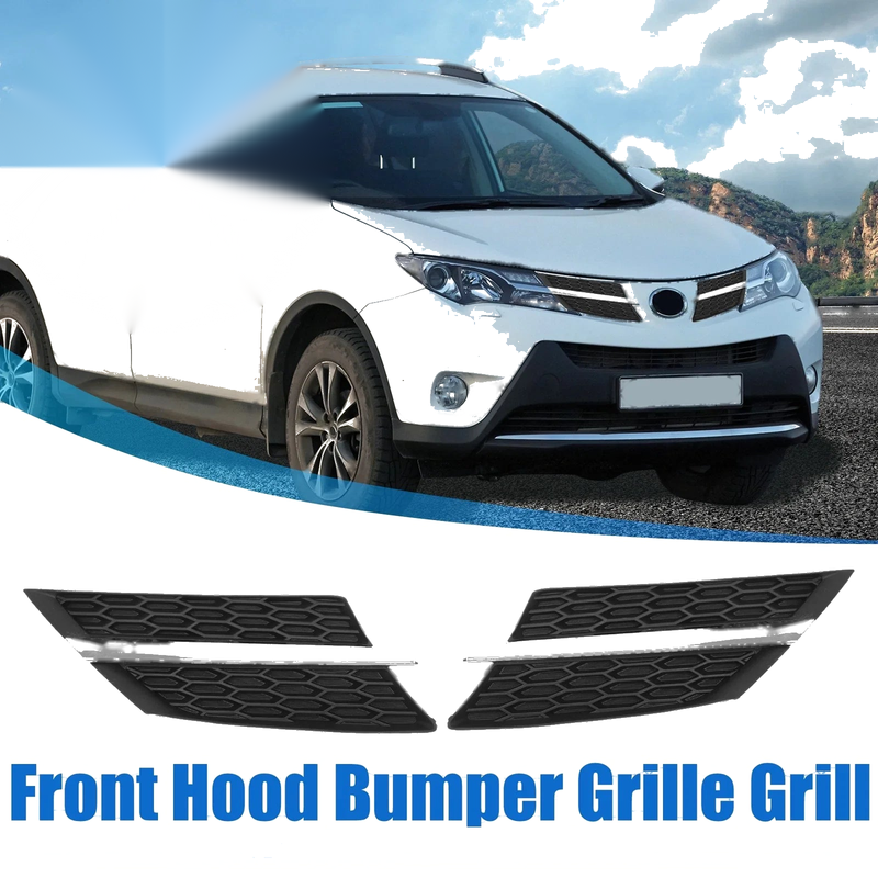 Toyota RAV4 1 Pair Front Hood Bumper Grille Grill (2013–2015)