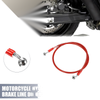 Motorcycle 95cm 10mm ID Brake Line Hose 28° 0° Red