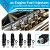 Nissan Navara TD27 D21 2. 7L 16600-43G23 4x Engine Fuel Injectors Suitable
