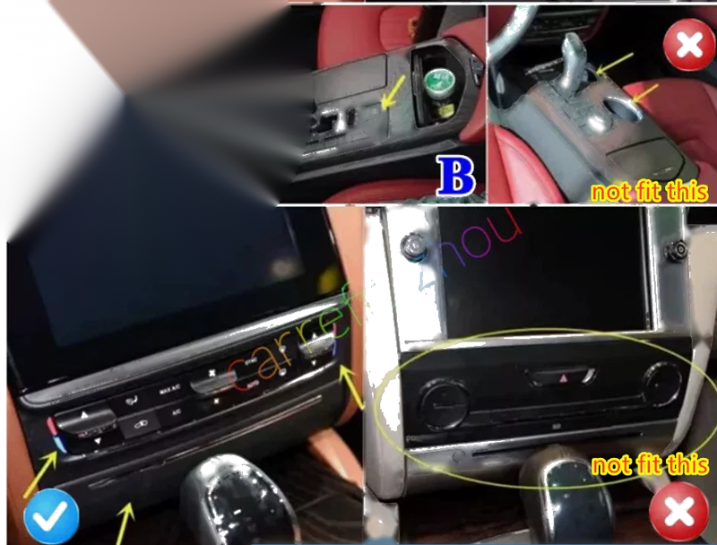 Maserati Quattroporte 21Pcs ABS Carbon Fiber Decor Trim Cover (2014–2021)