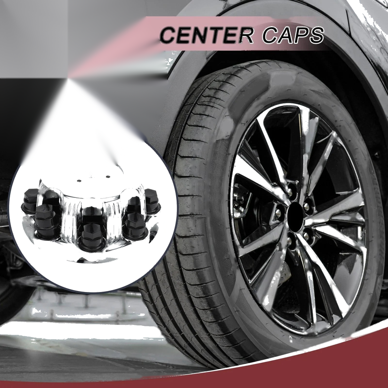 Chevrolet Silverado 2500 Wheel Center Caps Chrome Silver Tone Plastic