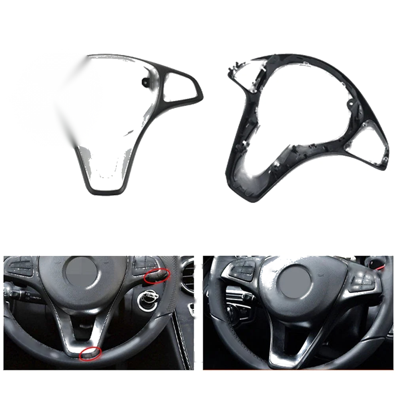 Mercedes W176 W246 W205 W117 W218 Steering Wheel Trim Cover (2010–2021)