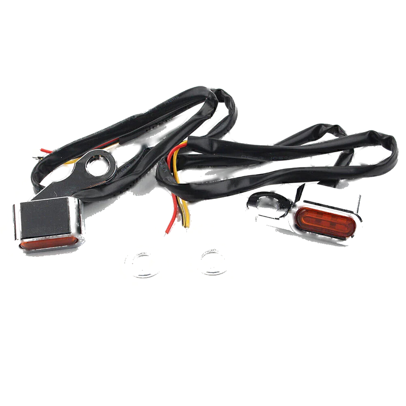 Harley Dyna Chrome Front Turn Signal Lights (1996-2017)