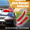 BMW X5 Pair Rear Bumper Reflector Strip Left Right (2007-2013)