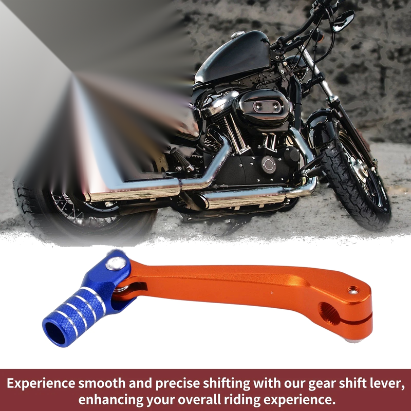 Honda CRF150F 2003-2017 - Orange Blue Silver Tone Shifter Lever