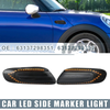 Mini Cooper F55 F56 F57 Smoked Black Lens LED Side Marker Lights (2014-2023)