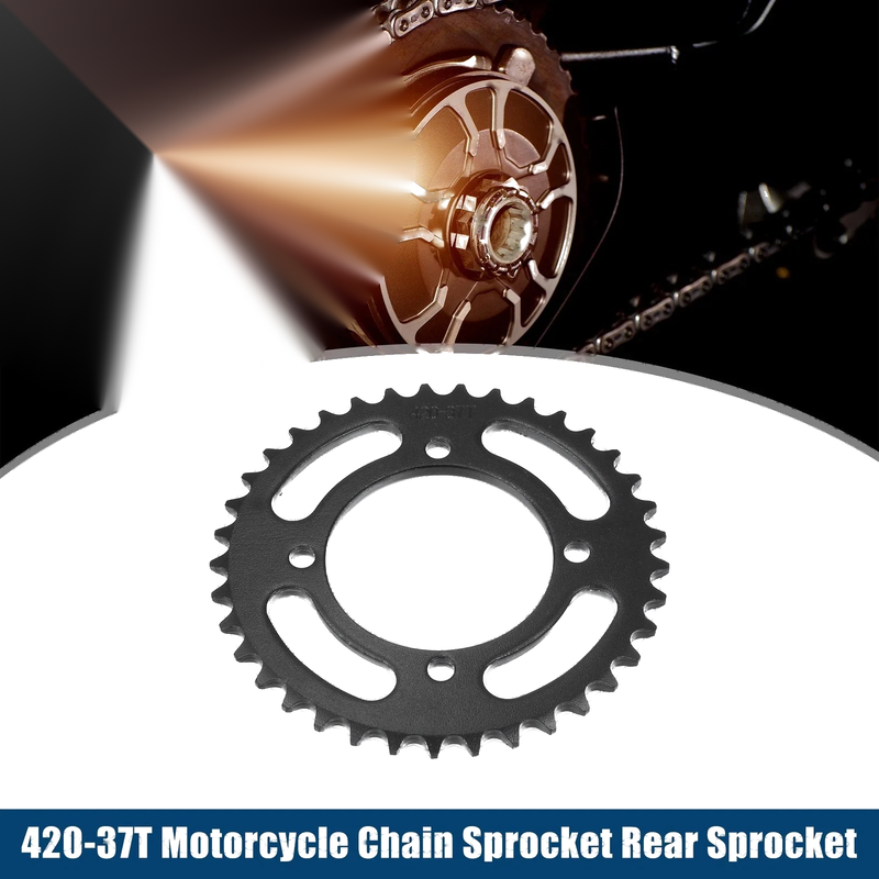 Dirt Bike Rear Sprocket / 37 Tooth 76mm / Motorcycle Chain Sprocket