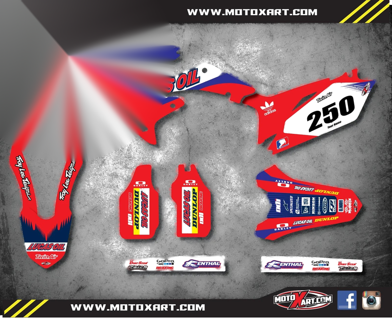 Honda CRF 250 Custom Graphic Kit (2010-2013)