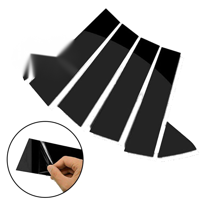 Door Pillar Trim Post Trims Cover 6pcs