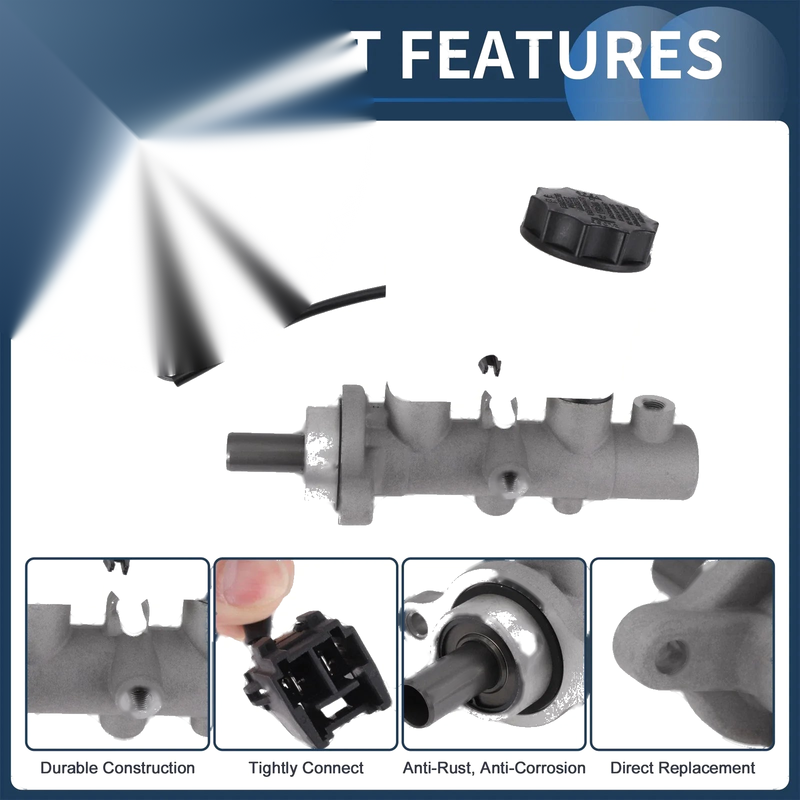 Mazda Protege Brake Master Cylinder with Reservoir (1995-1996)