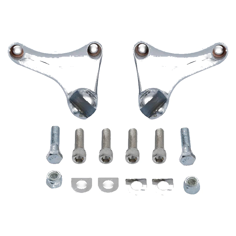 Harley Sportster Chrome Passenger Footpeg Mounts (2004-2013)