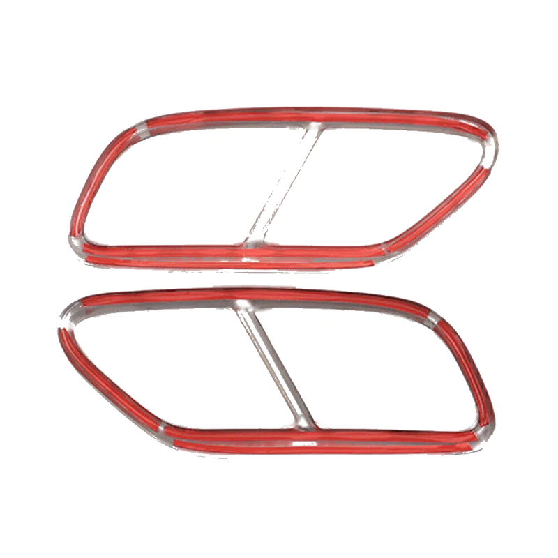 Audi A4 B9 Car Rear Exhaust Muffler Tail Pipe Cover Trim (2019)