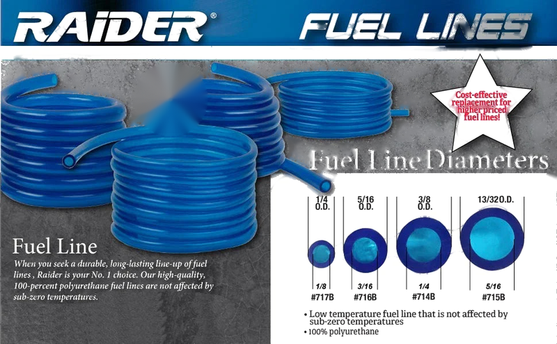 ATV UTV Snow Motorcycle 50' Fuel Lines & Primer Line