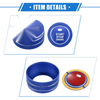 Toyota RAV4 (2019-2023) Blue 4 Pcs AC Climate Control Knob Rings