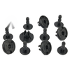 20 x Plastic Car Door Trim Clip Bumper Rivets Screws Panel Push Fastener Kit