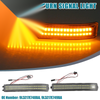 Ford Yellow White Side Mirror Turn Signal Lights (2009-2014)