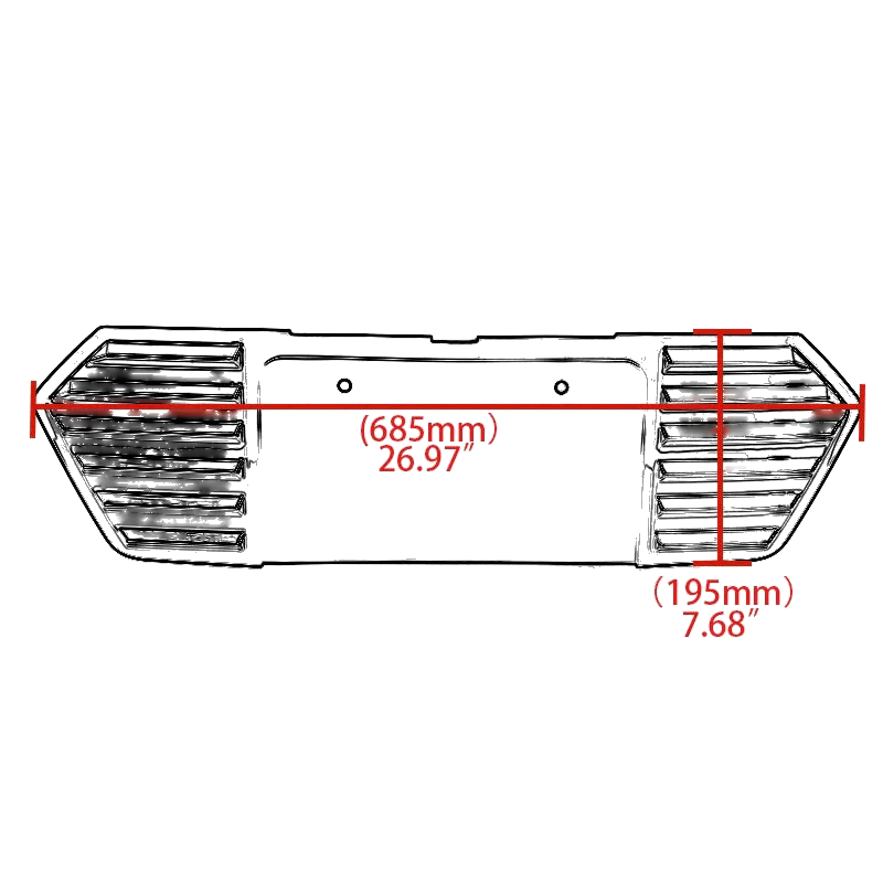 Corvette C8 ABS Rear License Plate Frame Carbon Fiber Black (2020-2024)