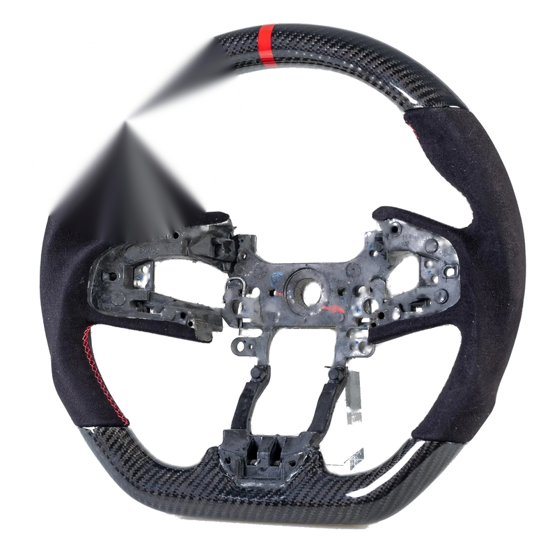 Honda CR-V Steering Wheel Carbon Fiber Flat Bottom Suede (2017-2022)