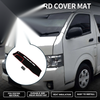Toyota Hiace 2004-2024 Black Red 1 Set Dashboard Cover Mat