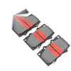 Front Disc Pads Toyota HZJ78 FZJ79 FZJ78 (1999–2007)